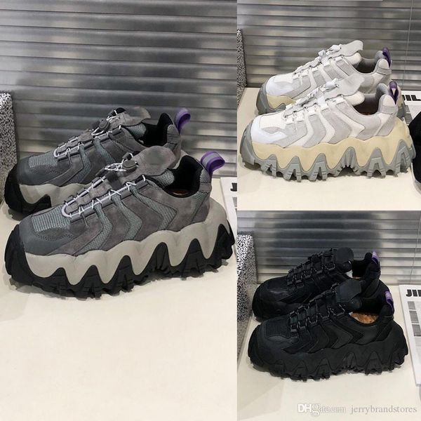 

2019 designer black casual shoes new eytys angel sneakers genuine leather trainers shoe with shoes box dad matching color shoes