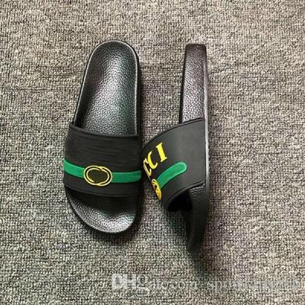 

2019 big size 36-48 us13 black wide fashion sandals flower tiger wide sandals leather desinger sanals with dust bag version