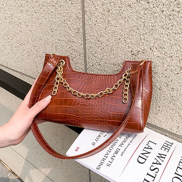 

hobo bags for women 2020 spring style small shoulder bag handbags women bags stone pattern female hand purse