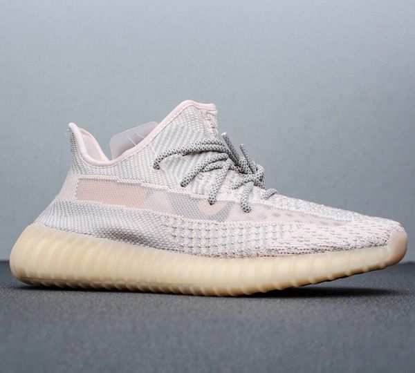 

kanye west originals retro men women casual running shoes luxury designer sneaker boots with box, White;red