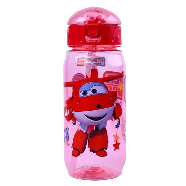 

eco-friendly children's water cup plastic straw cup anti-fall kettle. convenient tritan material cartoon bottle lovely bpa free