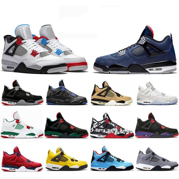 

скидка rush violet loyal синий фиба то, что 4 прохладный серый баскетбол обувь 4s бред travis scotts хищники мужские кроссовки спорт кроссов, White;red