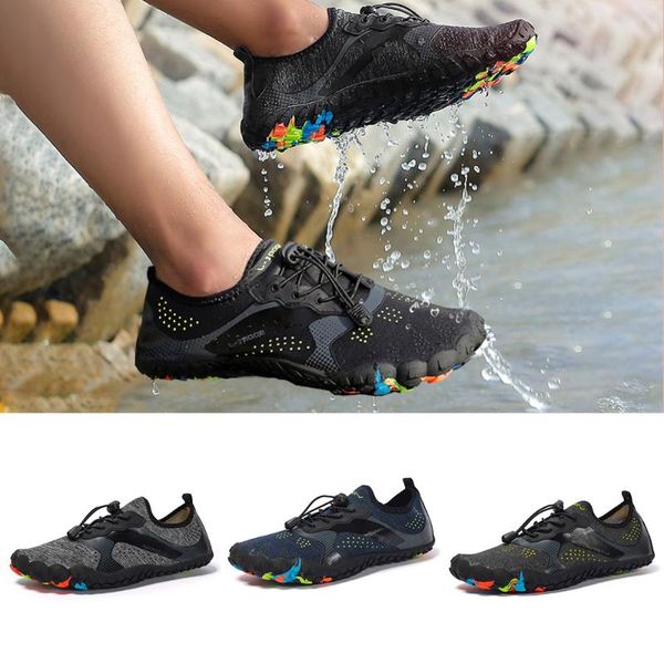 

beach shoes summer water shoes men beach sandals upstream aqua man quick dry river sea slippers diving swimming socks