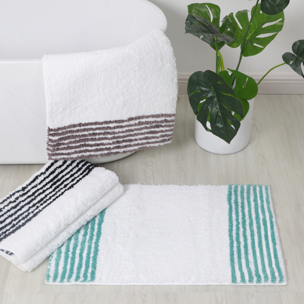 

living room floor mat carpet simple line microfiber absorbent non-slip bathroom mat door household products