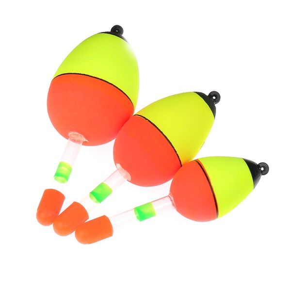 

5 pcs/set night glowing fishing float glow light stick fishing floats lighting floats tube for