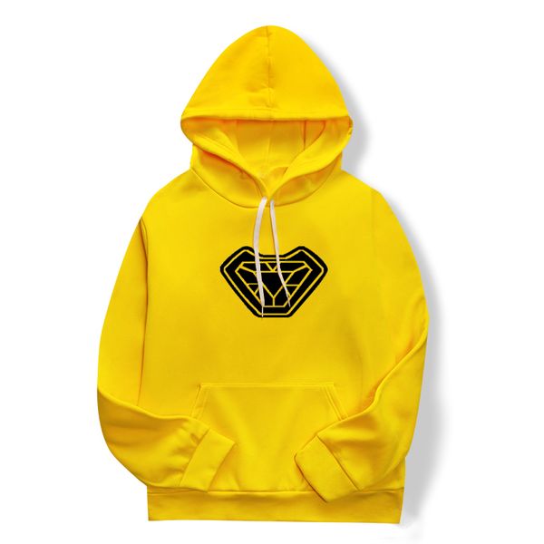 

men's hoodie sweatshirt hip-hop hoodie letter tour street wear yellow, Black
