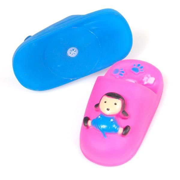 

симпатичные смешные pet dog cat puppy звук squeaky резина жевательная игрушки куклы тапочки lx0091 free shippingdropshipping