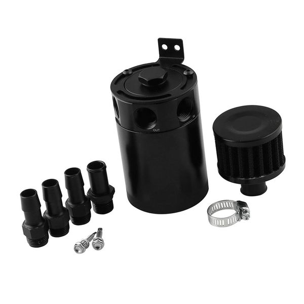 

occ042 aluminum car truck engine oil catch can tank (3-port