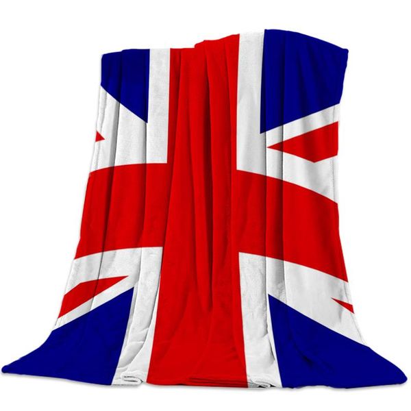 

soft warm coral fleece blanket british flag winter sheet bedspread sofa throw light thin flannel blankets