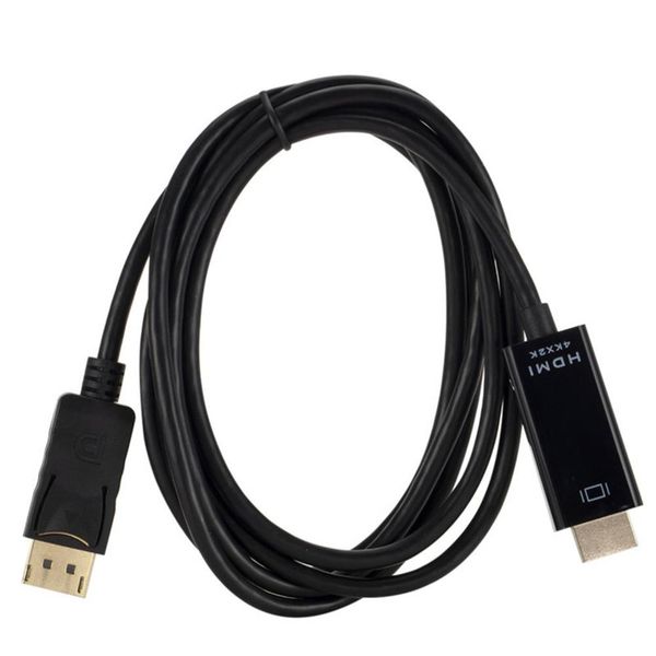 

1.8 meters displayport dp to hdmi cable adapter 1080p 4k resolution high speed long converter cable cord