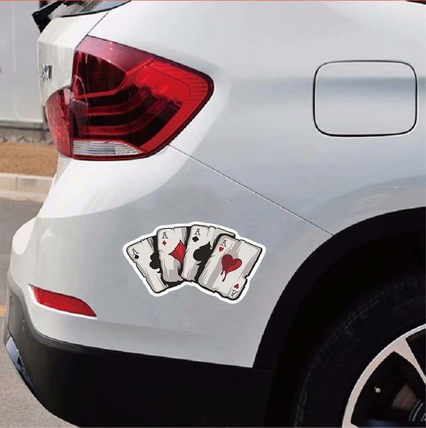 

graphics playing cards a vinyl car truck window laphelmet decal sticker