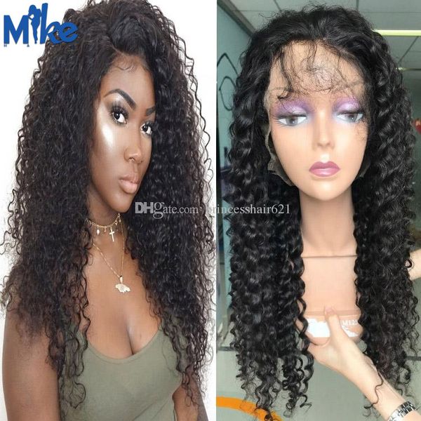 Curly Remy Human Hair Half Lace Front Wig Wholesale 12 26in