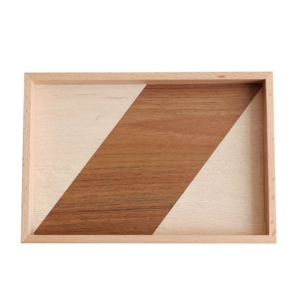 

wooden rectangular tray decoration baking tray storage plate placement table home restaurant kitchenware