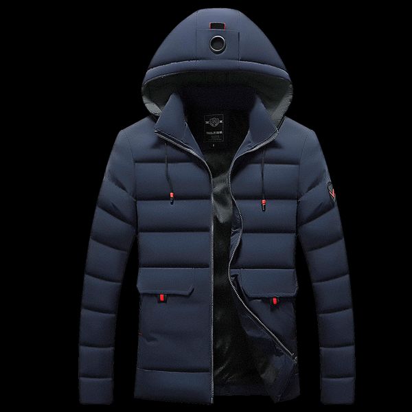 

a79 winter jacket men fashion men parka soft puffy coat hoodies techwear overcoat mens winter leisure clothes, Tan;black