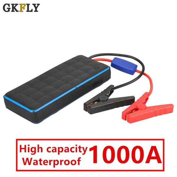 

gkfly 1000a multifunction emergency car jump starter 12v portable power bank car charger battery starting device cables