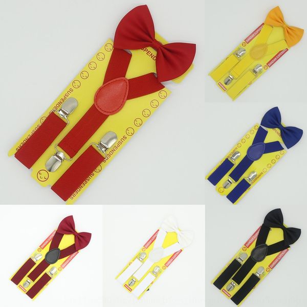 

boys' kids' trousers belt boys' girls' straps children's belt clip bow tie performance suit elastic band butterfly, Black;white