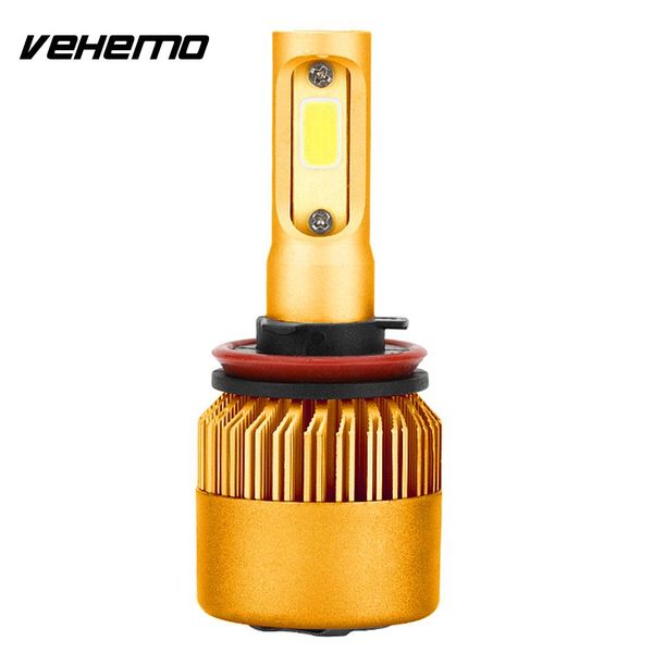 

vehemo led headlight front lamp led fog light h11 36w universal lighting assembly safety replacement car accessories high power