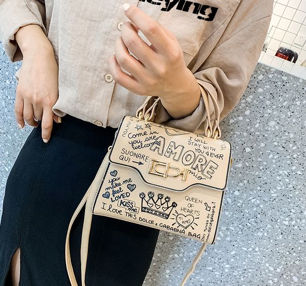 

дизайнер сумки кошельки мода каракули женщины сумки с мини леди сумка портативный одно плечо сумка новая мода корова