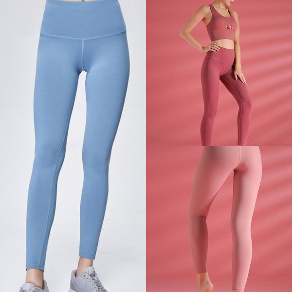 

orangesky women high waist leggings yoga pants solid color stretchy for fitness girl yoga pant sports running, White;red