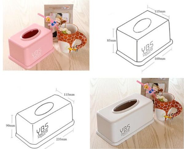 

1pc new fashion round waterproof plastic toilet toilet paper holder large cartons towel rack broader tissue box nj 004
