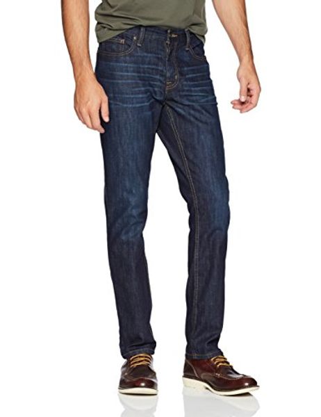 

rugged mile denim men's slim fit indigo crosshatch jean, Blue