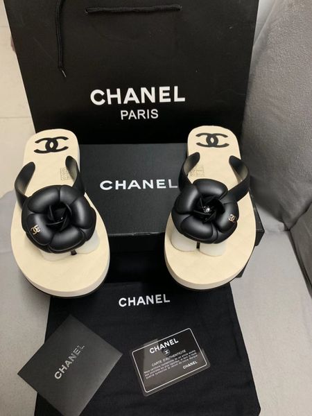 chanel flip flops mens