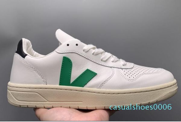 

2019 wholesale fashion veja esplar sneakers genuine leather villous dermis casual shoes mens&women luxury superstar trainer 36-45 c06, Black