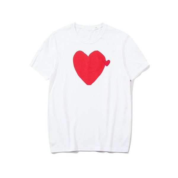 

new summer t shirts for men fashion mens short sleeve shirt with heart printed crew neck tees clothing s-xl, White;black