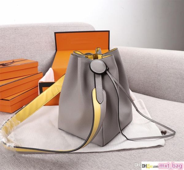 

новая мода роскошная женщина сумки кошелек плечо сумка высокого качества крест тела подлинная leahter сумки маленький ковш сумка сумка 23