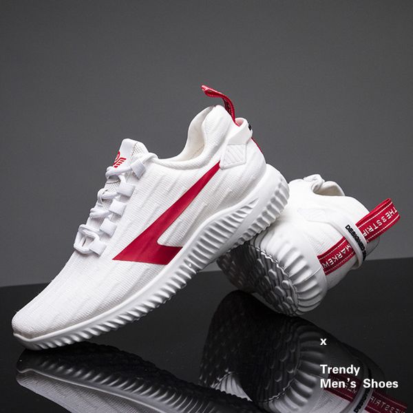 

spring and summer 2020 new korean version flying mesh student leisure sports shoes breathable running shoes trend mens, Black