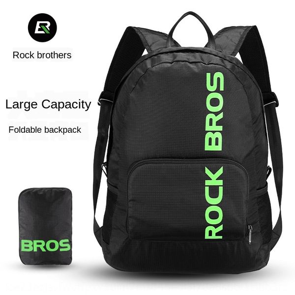 

rock brothers folding sports outdoor mountaineering backpack backpack travel mountaineering bag portable skin bag for men and women