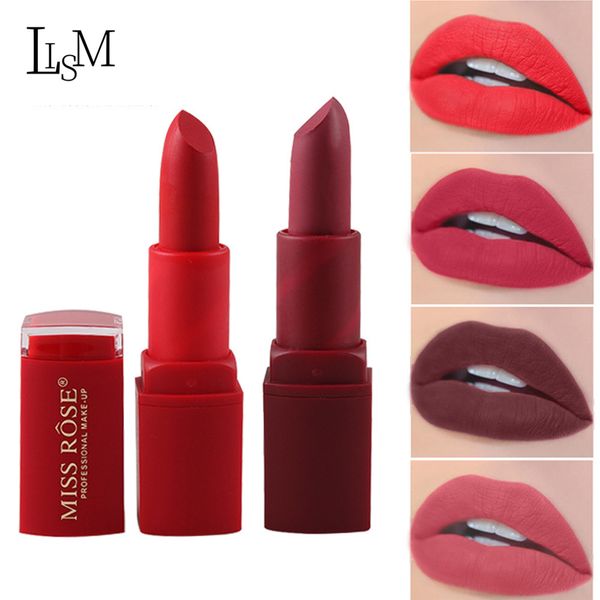

lism 12 colors matte velvet lipstick long lasting waterproof makeup lipstick non-stick cup lip moisturizing lips