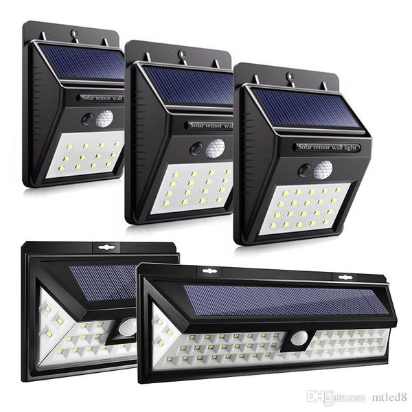 

12/16/20/24/54 светодиодов led solar power pir датчик движения настенного светильник открытых водонепроницаемая энергосберегающая улица сад