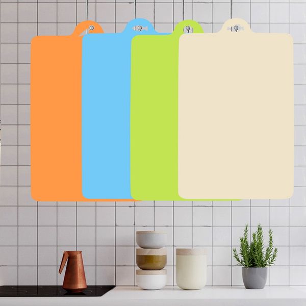 

38 * 24см пластики разделочной доски овощное мясо нарезать разделочный блок cooking инструментов покрытия повесьте hole кухни гаджеты инстру