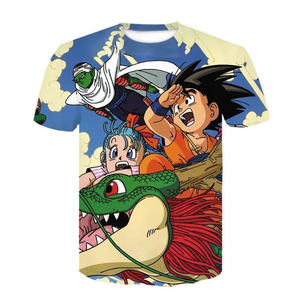 

anime 3d print t shirt cosplay streetwear men women fashion t-shirt z goku rock harajuku tees funny shirts homme, White;black