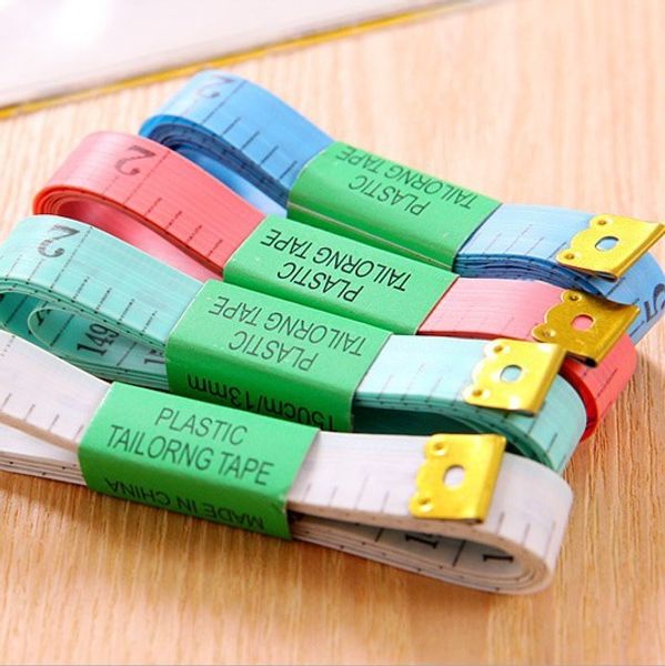 

150см 60-дюймовый завод цена портативный pvc soft body измерительная линейка ткань для шитья tailor рулетка мягкий швейный измерительная лен