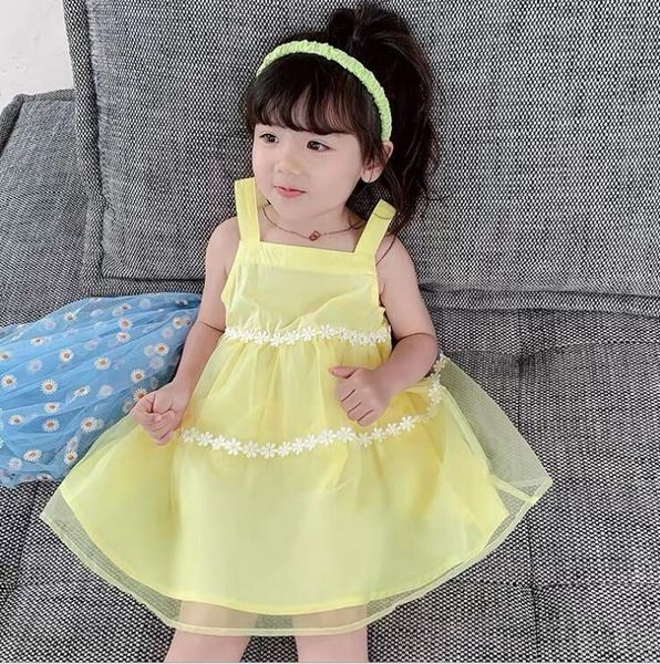 

2020 japan style girls princess dress fashion cotton voile girls dresses 2-7t qh13, Red;yellow