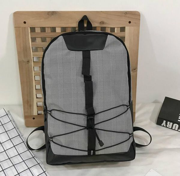 

дизайнер человек школьные сумки роскошные большой емкости путешествия рюкзак мода унисекс студент школьная сумка повседневный рюкзак простые