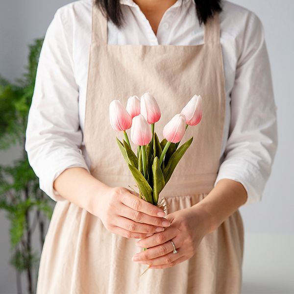 

wedding bride tulip artificial flower gedroogde bloemen mariage decoration gartendeko wedding decoration flower fausse fleur