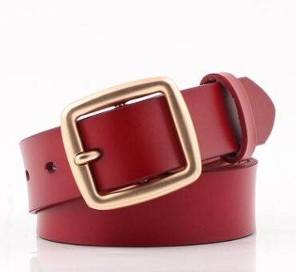 

2024 новый стиль мужчины кожа гладкая кнопка двухслойный кожаный ремень среднего возраста повседневная мода брюки ремень происхождение волос, Black;brown