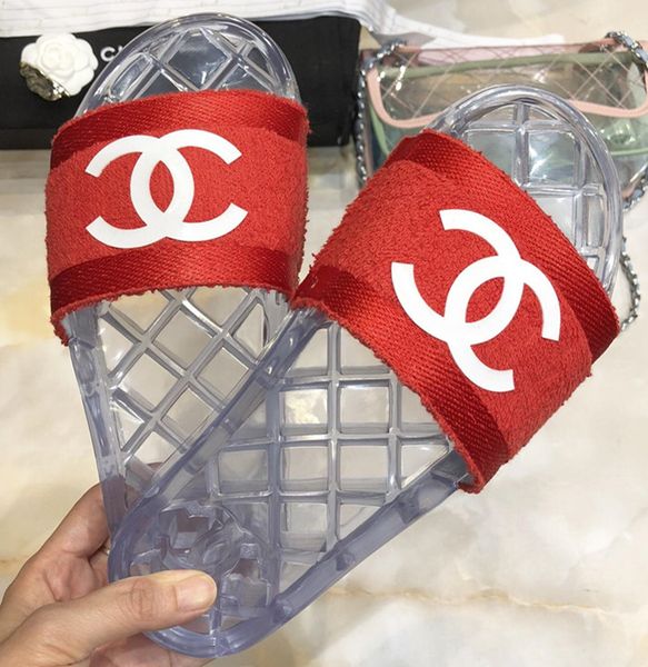 

Branded women colorful cloth oft pvc home lipper fa hion man letter print lip on rubber ole flat lide andal