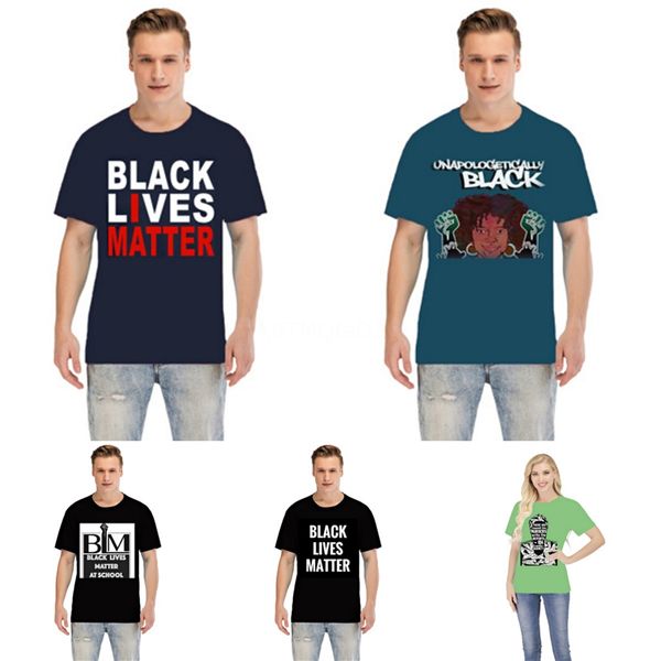 

black lives matterkanye high street fog t-shirt mens designer t-shirts four sizes cotton hip hop designer #66395, Gray;blue