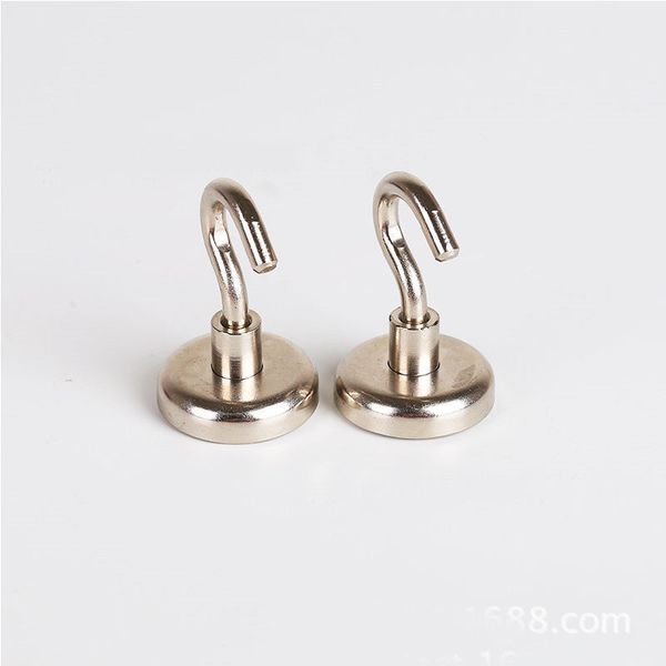 

strong mini magnetic circular hook hanger magnets super power neodymium linked kitchen wall hold fridge hanger useful 2019 new