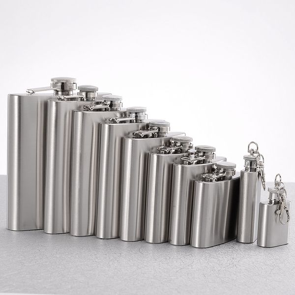 

1-10oz stainless steel hip flask liquor alcohol whiskey flask cap bottle travel liquid container accessory portable hip