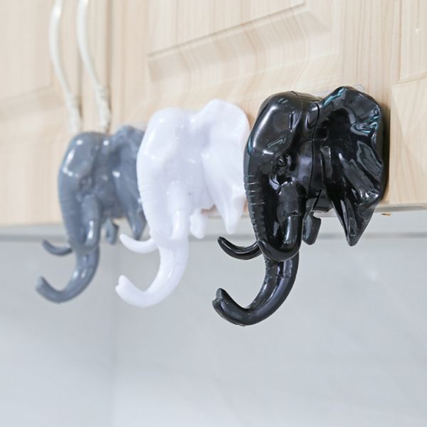 

key holder wall hook minimalist creative hook elephant nose shape wall decoration hanging living room bedroom coat