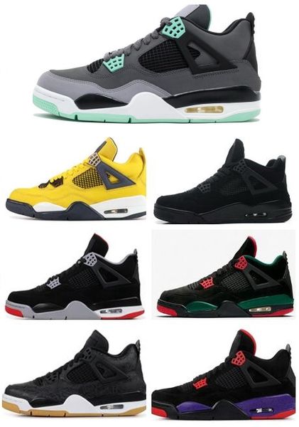 

2019 men Do Right Thing White Gorge Green 4 Basketball Shoes Bred 30th anniversary Black Cat Cool Grey cactus jack Monsoon Blue pale citron
