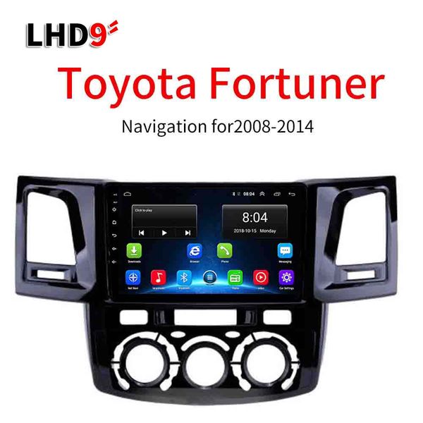 

lionet gps navigation for car fortuner/hilux manual a/c 2008-2014 9inch lt1021y