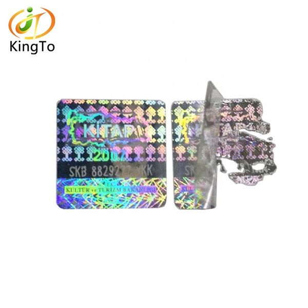 

custom anti-counterfeiting tamperproof hologram security sticker label
