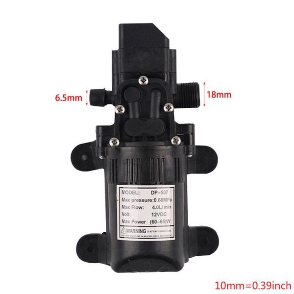 

portable 12v 100w high pressure washer 145psi car electric washer pump electrical pump tools for car home, garden, vehic
