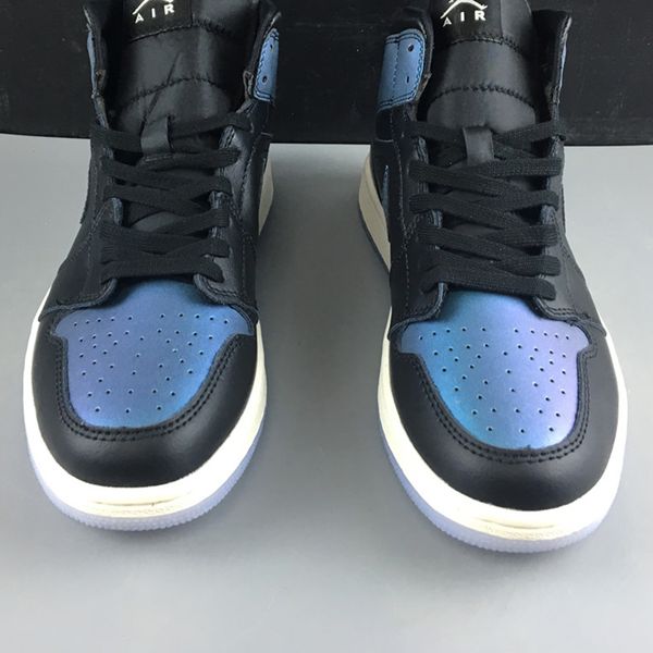 

air 1 mid wmns iridescent all-star bq6472-009 women men kicks basketball sports shoes sneakers trainers good quality with original box, Black;white